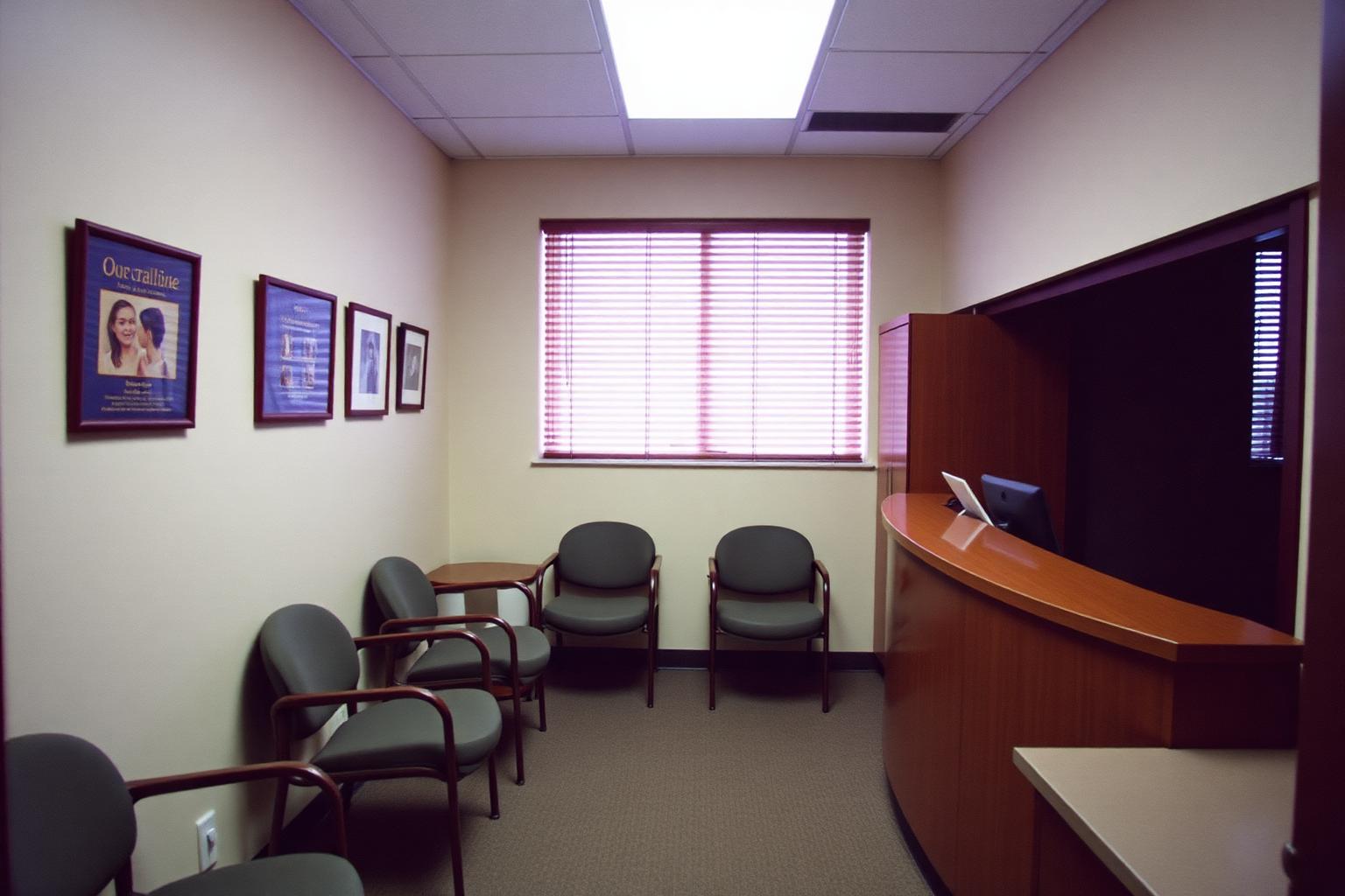 Dental treatment room ready for the next patient